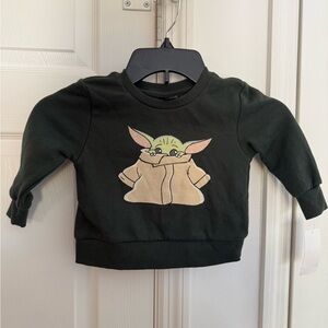 Star Wars Green and Tan Kids Hoodie